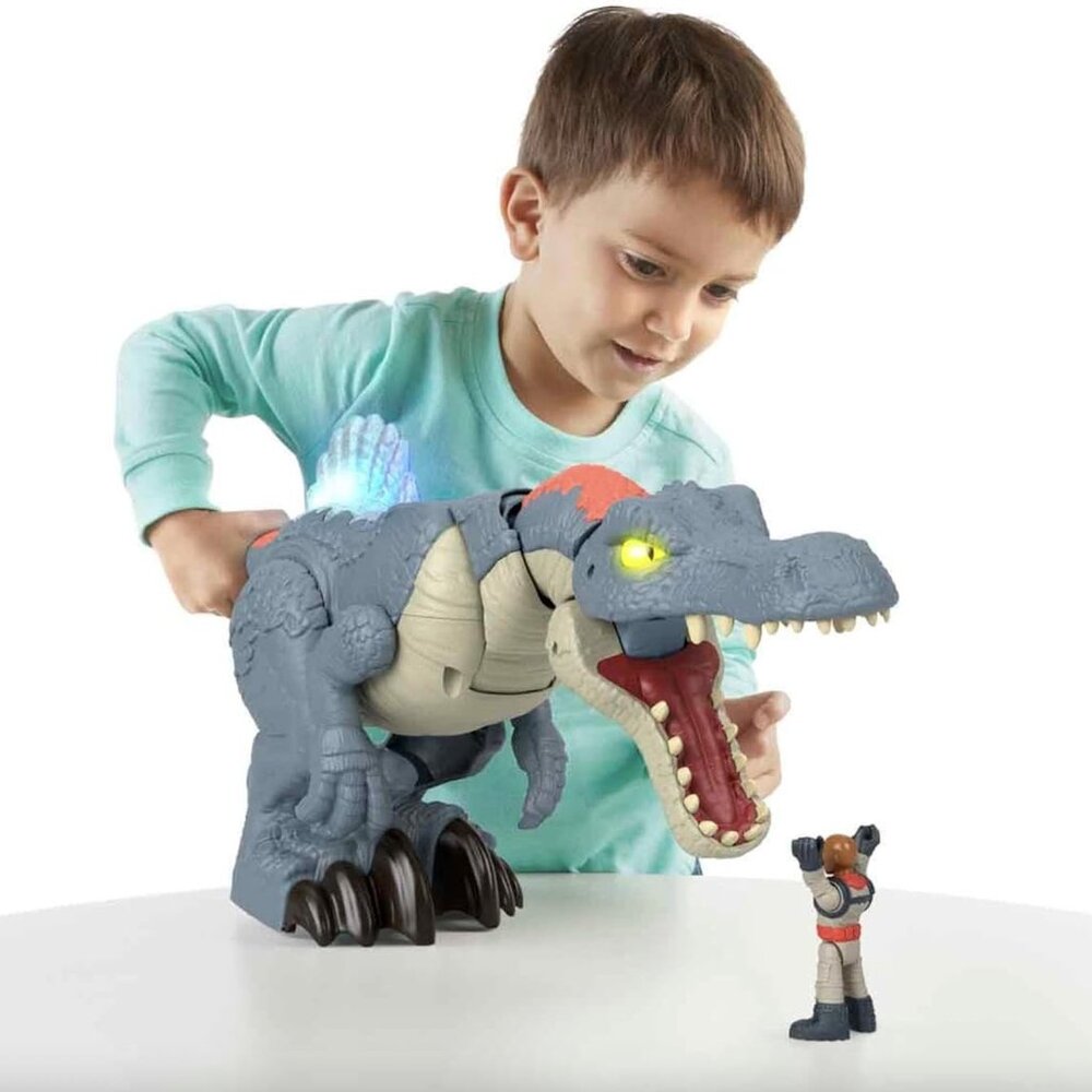 NEW Fisher-Price Imaginext LARGE Jurassic World Dinosaur Spinosaurus Toy - Picture 8 of 15